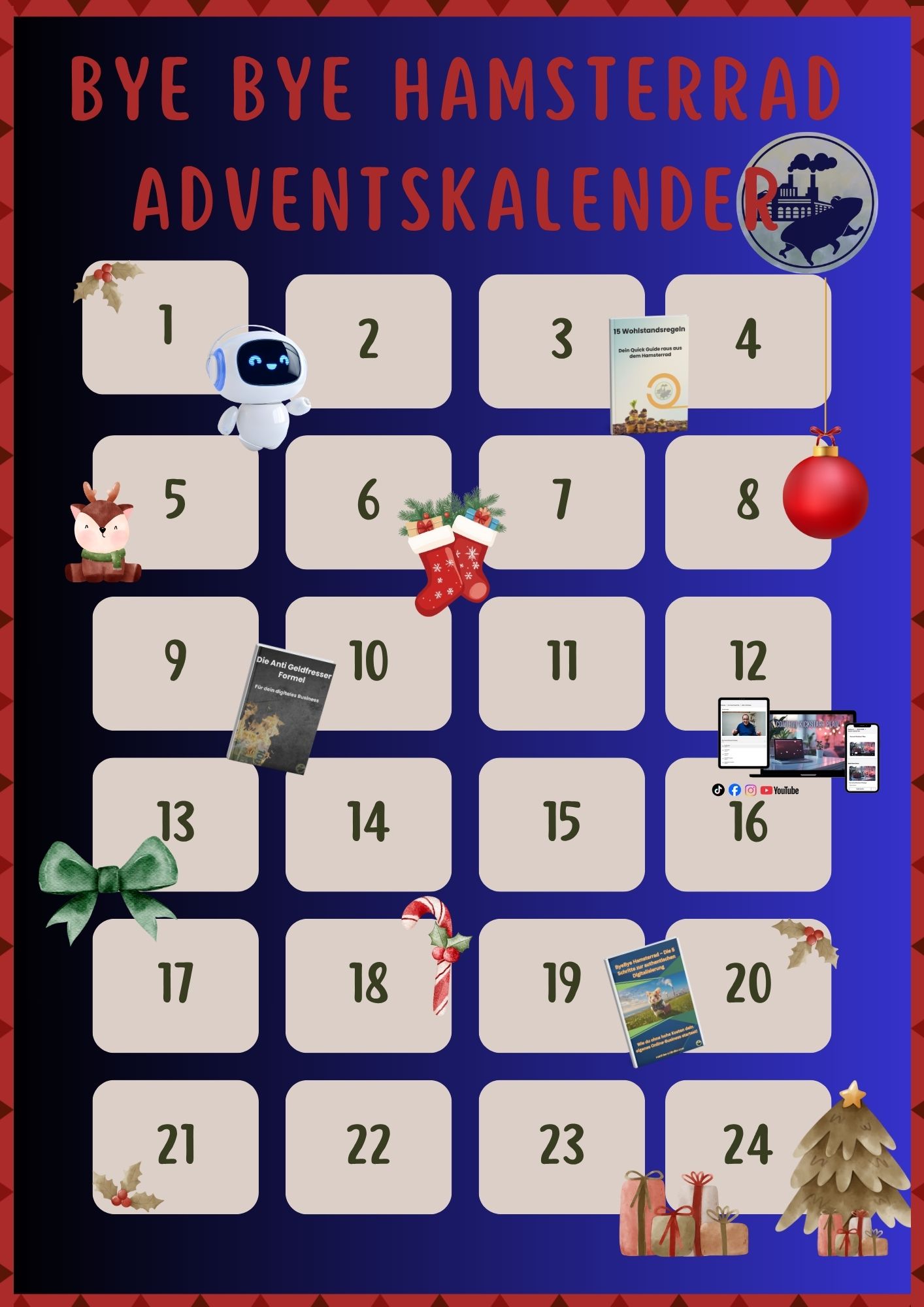 Bye Bye Hamsterrad Adventskalender
