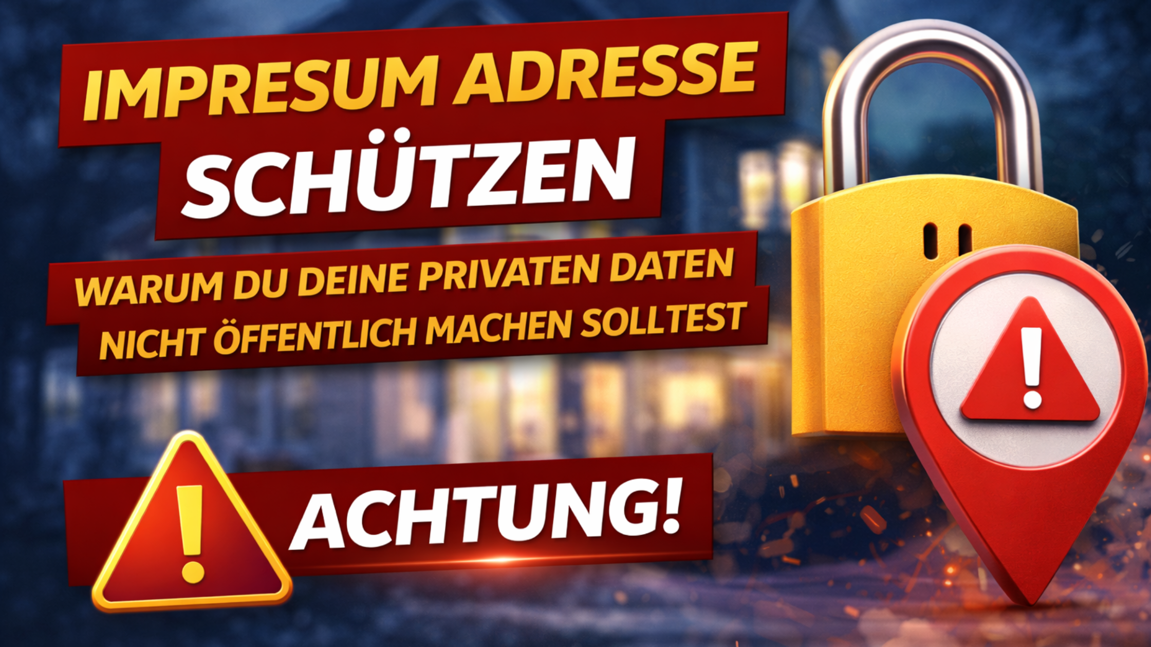 Mehr über den Artikel erfahren Warum ich meine privaten Adresse nie wieder veröffentlichen würde